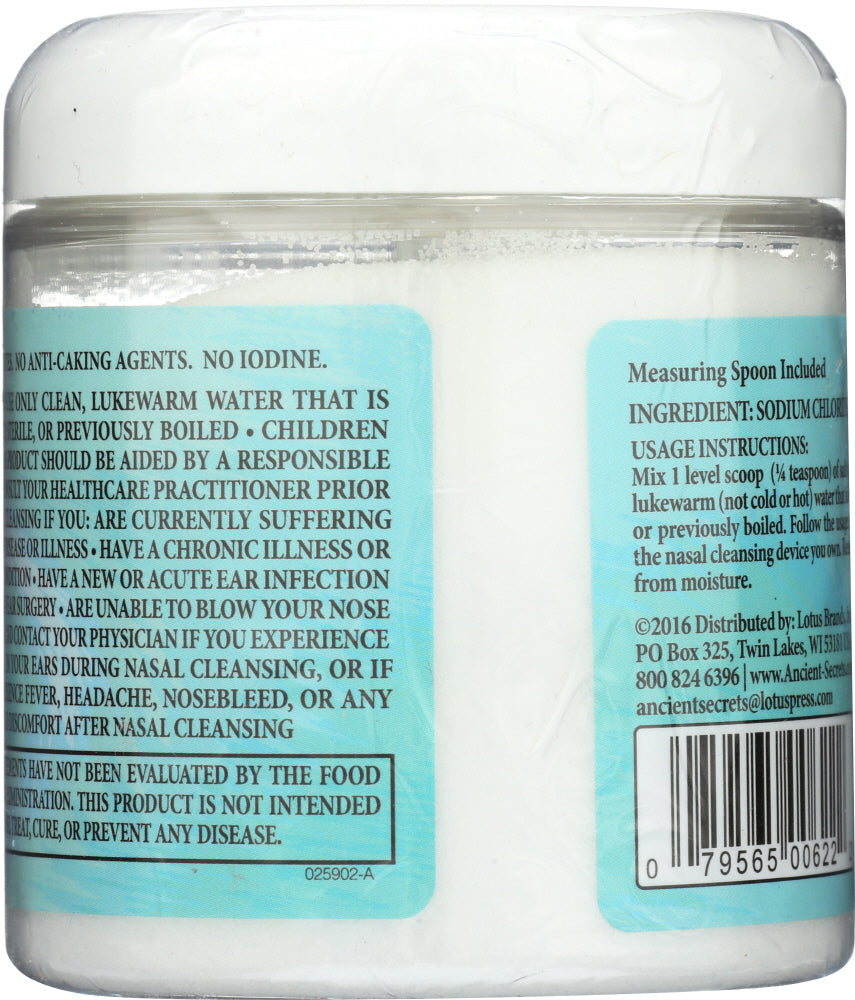 Ancient Secrets: Nasal Cleanser Salt, 10 Oz