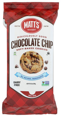 Matts Cookies: Chocolate Chip Cookies, 10.5 Oz