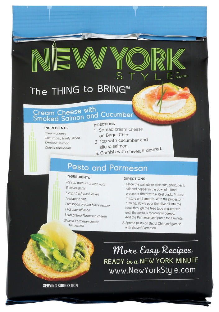 New York Style: Sea Salt Bagel Crisps, 6 Oz