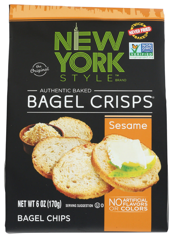 New York Style: Bagel Crisp Sesame, 6 Oz