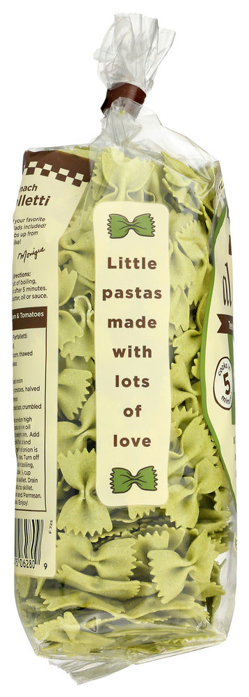 Al Dente: Spinach Farfalletti Pasta, 12 Oz