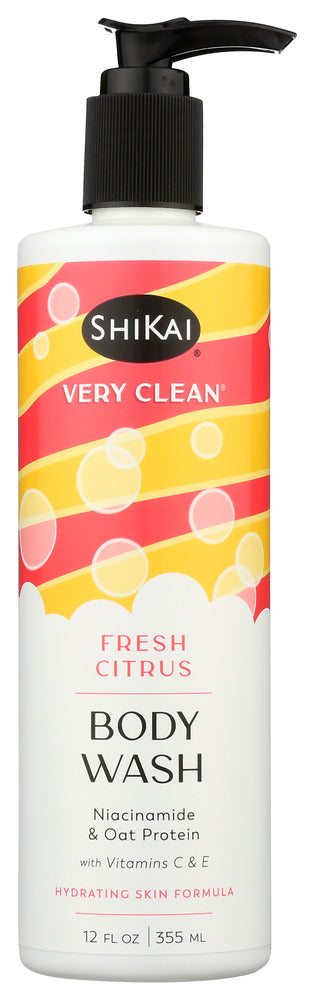 Shikai: Very Clean Fresh Citrus Body Wash, 12 Fo