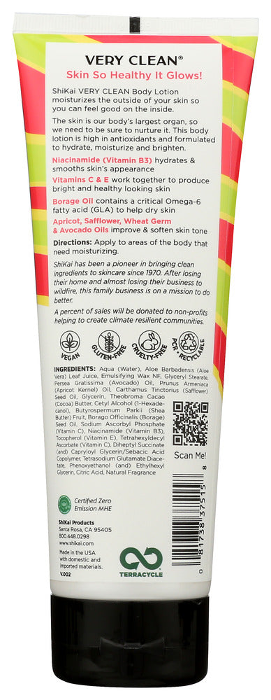 Shikai: Very Clean Juicy Watermelon Body Lotion, 8 Fo