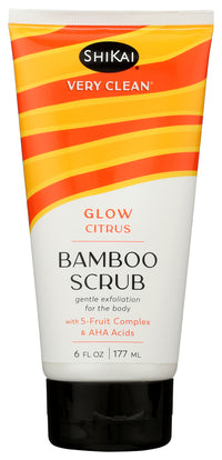 Shikai: Very Clean Glow Citrus Bamboo Scrub, 6 Fo