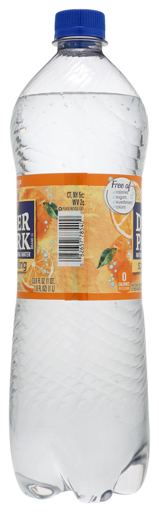 Deer Park: Orange Sparkling Water, 33.8 Fo