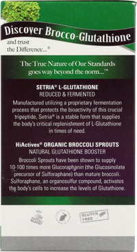 Natures Answer: Brocco-Glutathione Capsules, 60 Vc