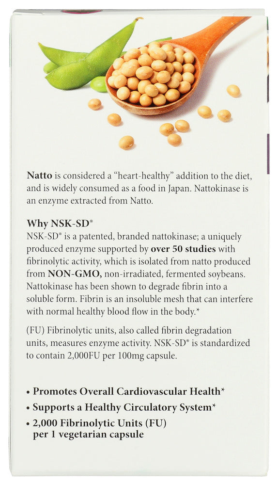 Nature's Answer: Nattokinese 100Mg 2000Fu, 60 Cp