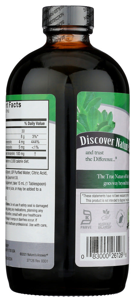 Natures Answer: Liquid Chlorophyll, 16 Fo