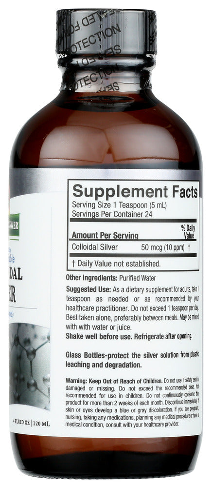 Natures Answer: Colloidal Silver 50Mcg, 4 Fo