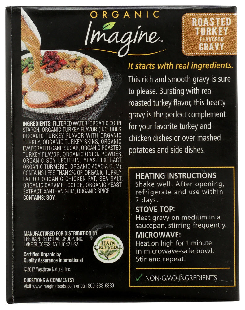 Imagine: Foods Organic Roasted Turkey Flavored Gravy, 13.5 Oz