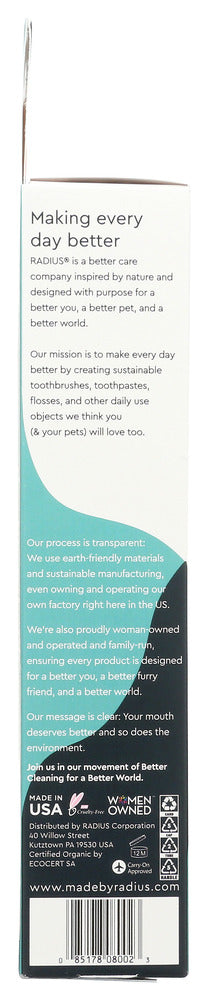 Radius: Organic Canine Dental Kit With Free Critter Case For Puppies, 1 Ea