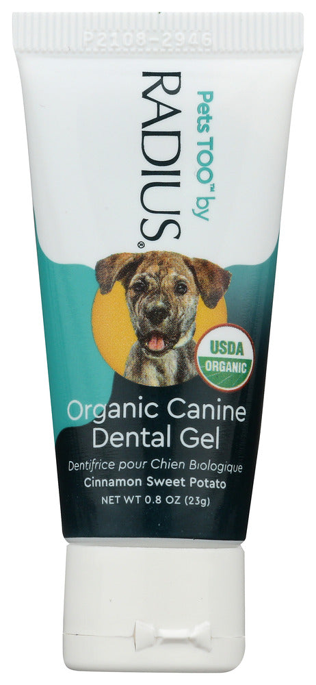 Radius: Toothpaste Org Canine, 0.8 Oz