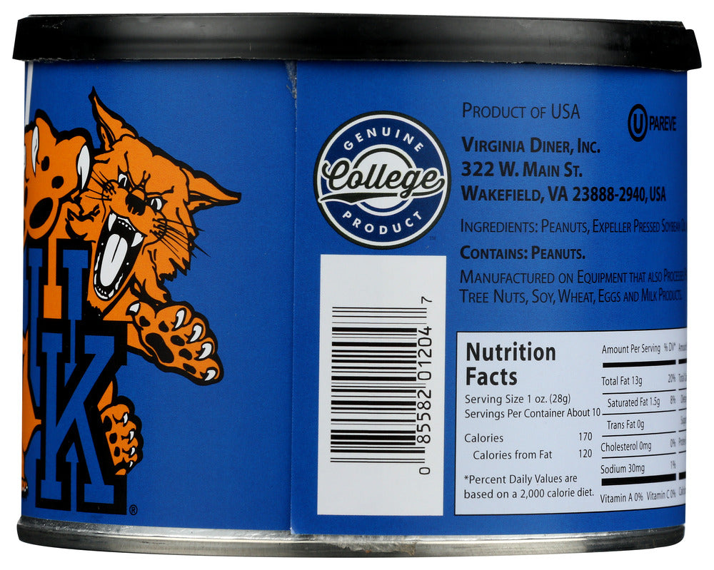 Virginia Peanut: University Of Kentucky Gourmet Salted Peanuts, 10 Oz