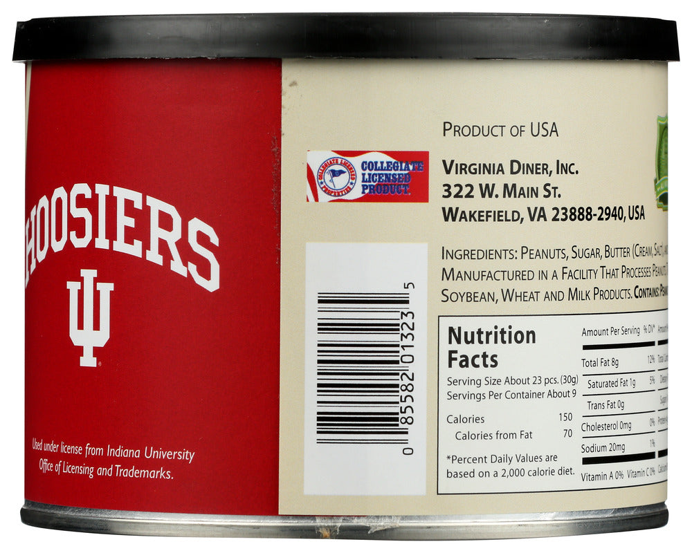 Virginia Peanut: Indiana University Butter Toffee Peanuts, 10 Oz