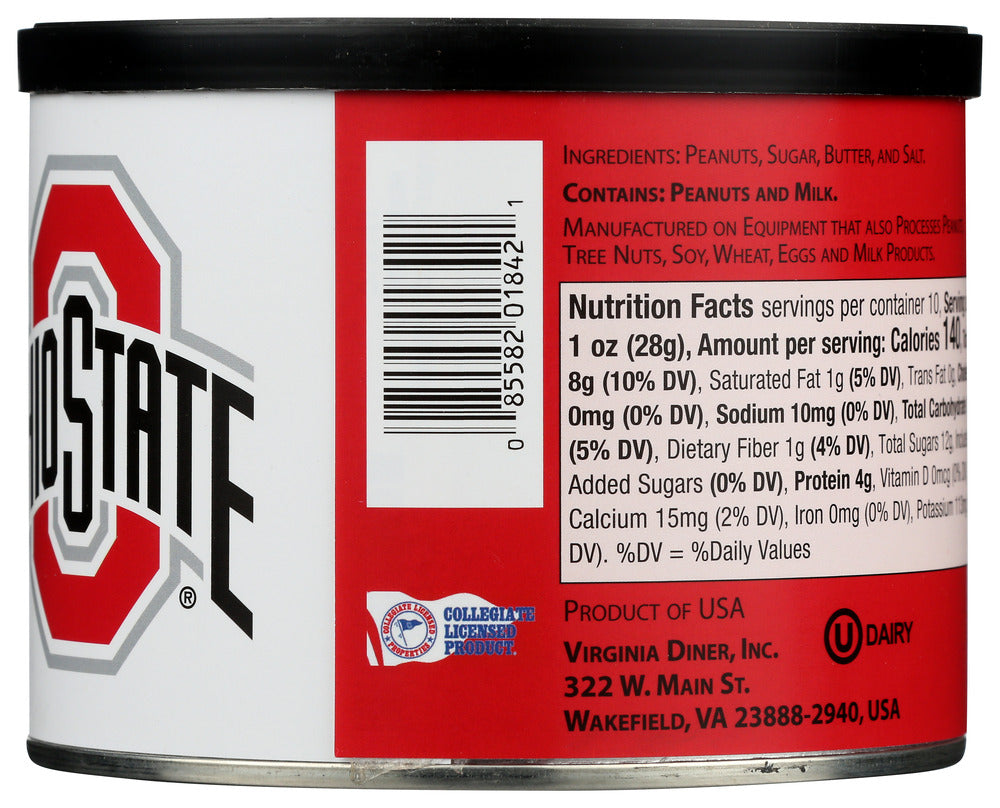 Virginia Peanut: Ohio State Butter Toffee Peanuts, 10 Oz