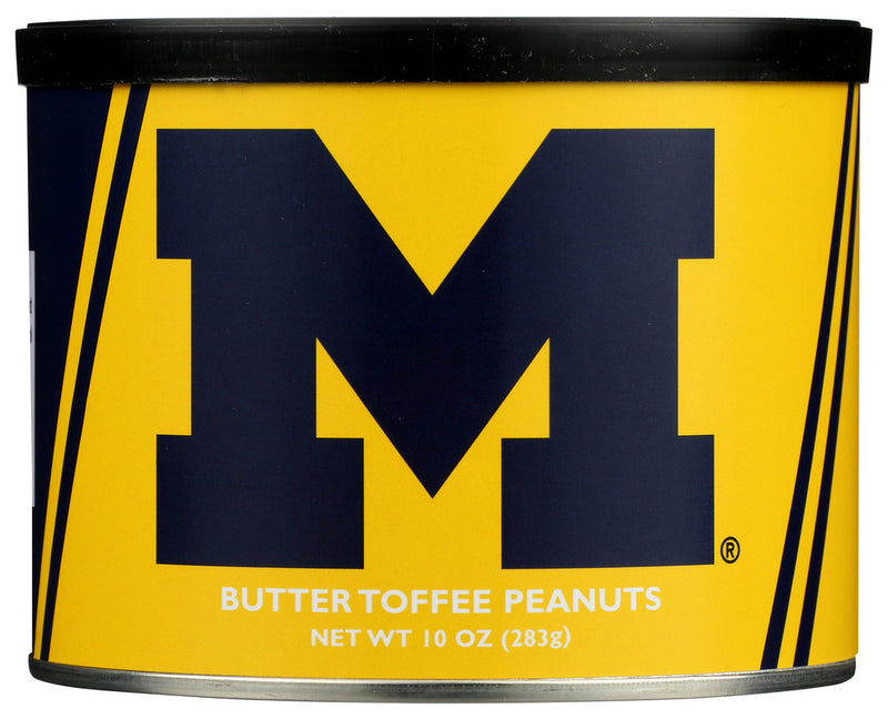 Virginia Peanut: University Of Michigan Butter Toffee Peanuts, 10 Oz