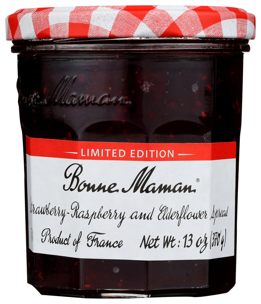 Bonne Maman: Preserves Strawberry Raspberry, 13 Oz