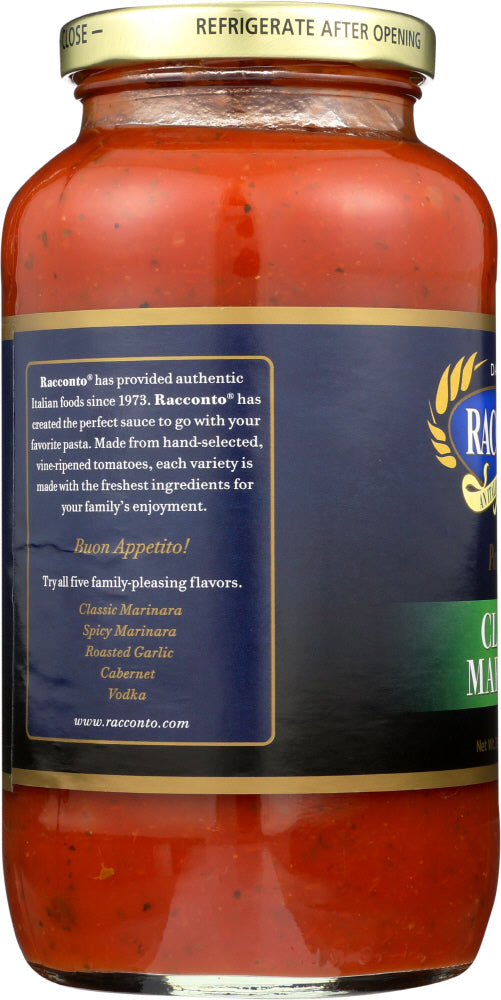 Racconto: Marinara Pasta Sauce, 26 Oz