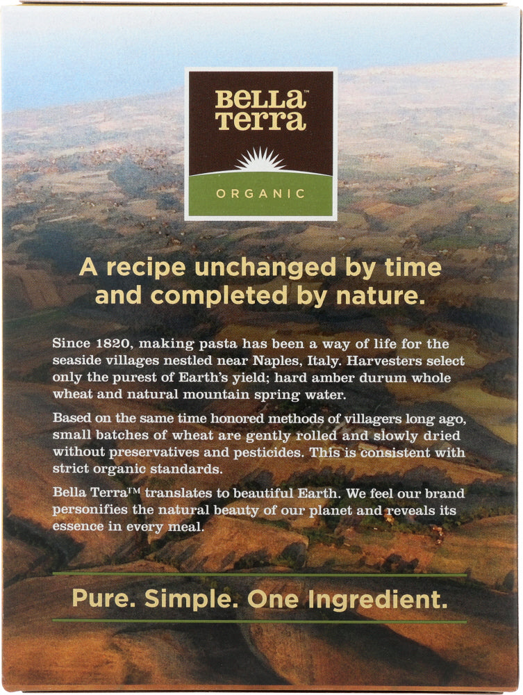 Bella Terra: Organic Whole Wheat Farfalle Pasta, 12 Oz