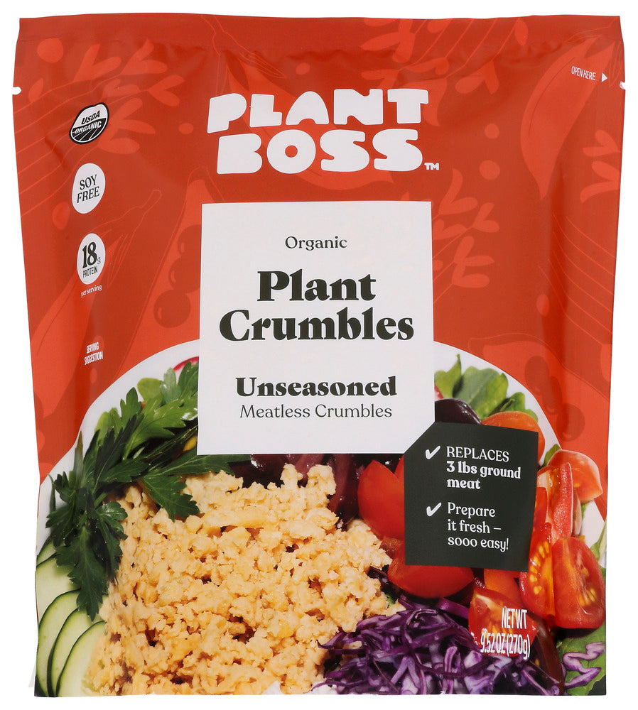 Plant Boss: Unseasoned Plant Crumbles, 9.52 Oz