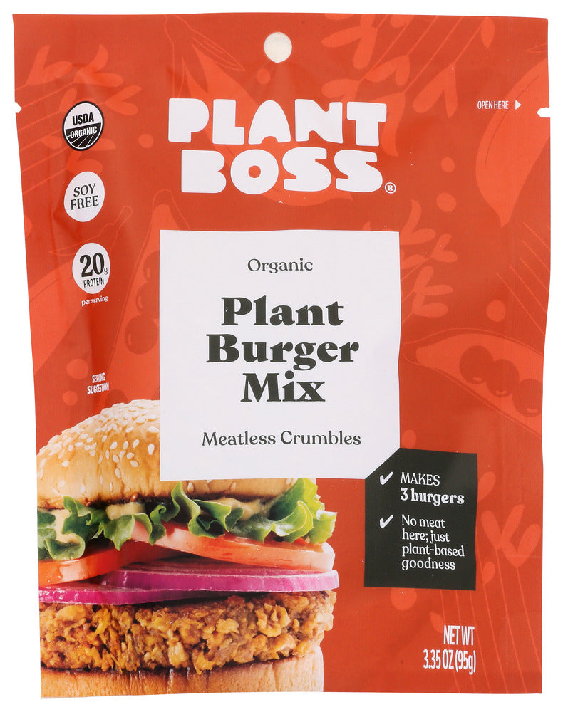 Plant Boss: Plant Burger Mix, 3.35 Oz