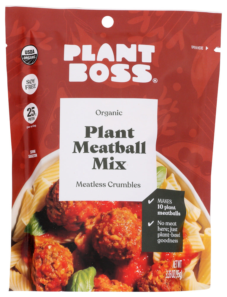 Plant Boss: Plant Meatball Mix, 3.35 Oz