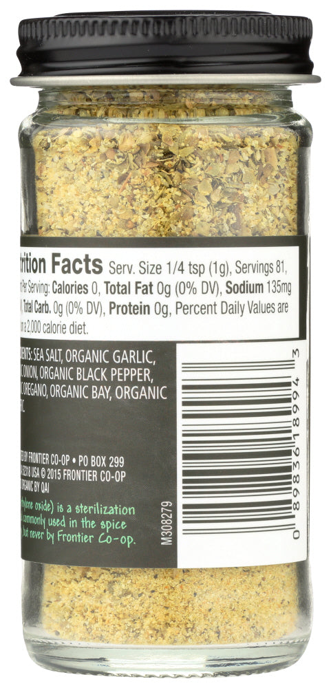 Frontier Herb: Organic Adobo Seasoning, 2.86 Oz