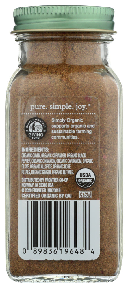 Simply Organic: Baharat, 2.5 Oz