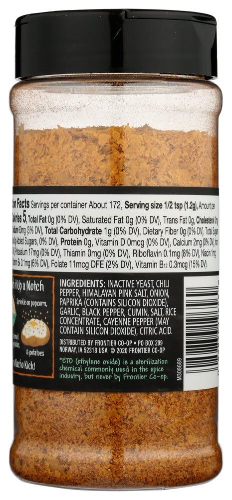 Frontier Herb: Spice Nacho Yeast Blend, 7.3 Oz