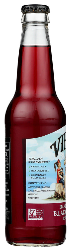 Virgils: Soda Blck Chrry Bottle, 12 Fo