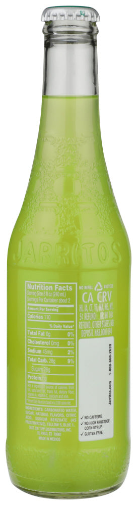 Jarritos: Lime Soda 4 Count, 12.5 Oz