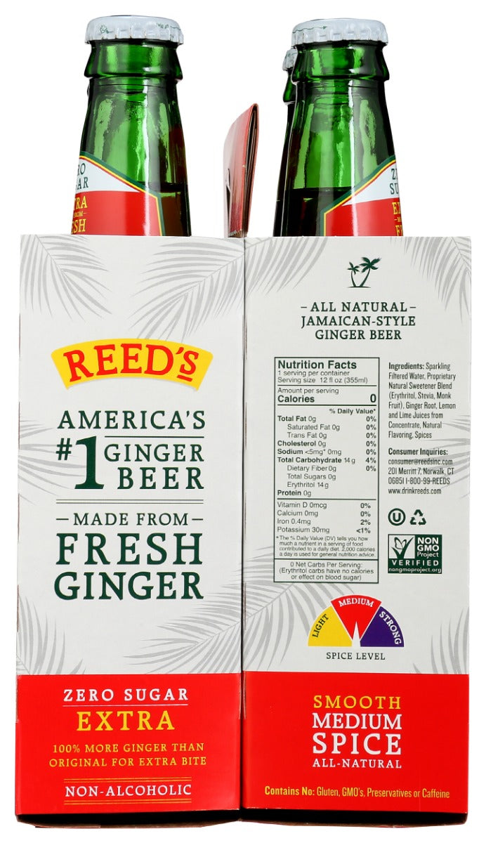 Reeds: Soda 4Pk Xtra Gngr Beer, 48 Fo