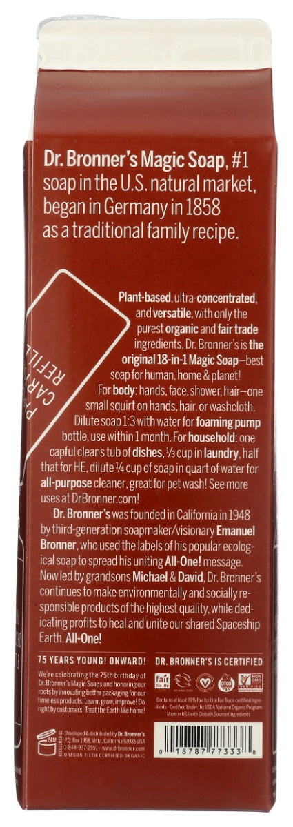 Dr. Bronner's: Soap Refill Eucalyptus, 32 Fo