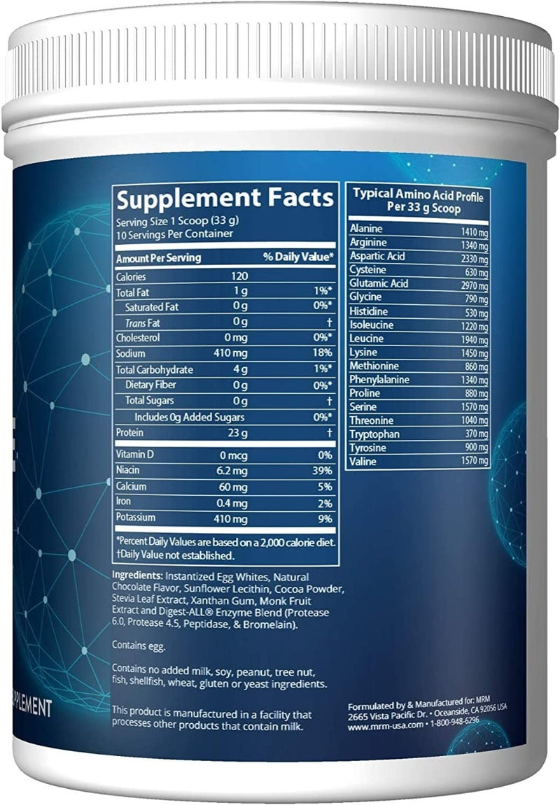 Mrm: Protein Egg White Choc, 12 Oz