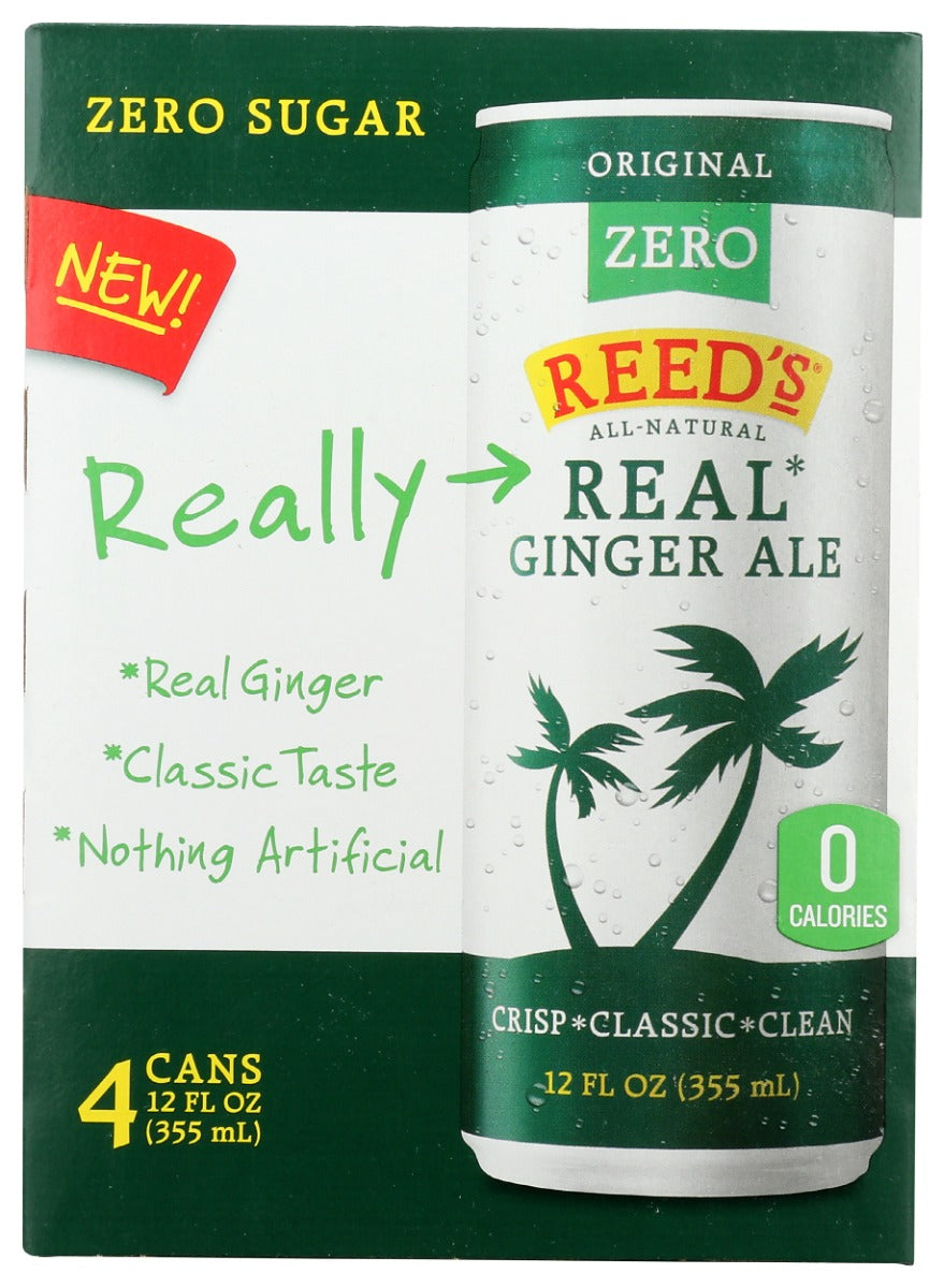 Reeds: Soda Ginger Ale Zero, 48 Fo