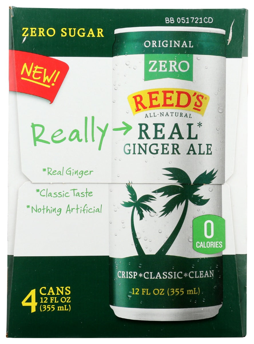 Reeds: Soda Ginger Ale Zero, 48 Fo