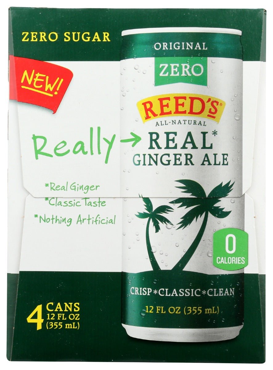 Reeds: Soda Ginger Ale Zero, 48 Fo