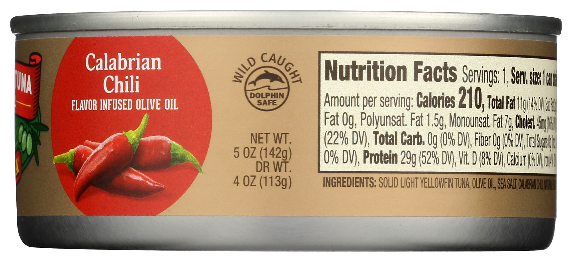 Genova: Tuna Yellowfin Cal Chili Olive Oil, 5 Oz