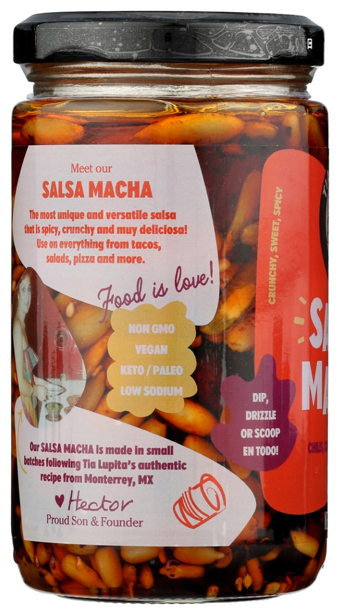 Tia Lupita Foods: Salsa Mcha Chl Crnb Ppita, 7.5 Oz