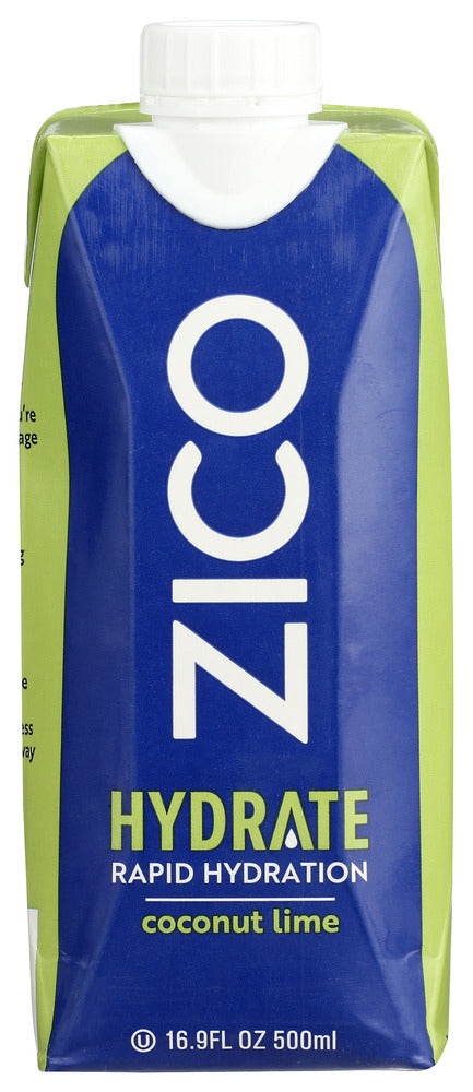 Zico: Water Hydrate Coconut Lime, 16.9 Fo