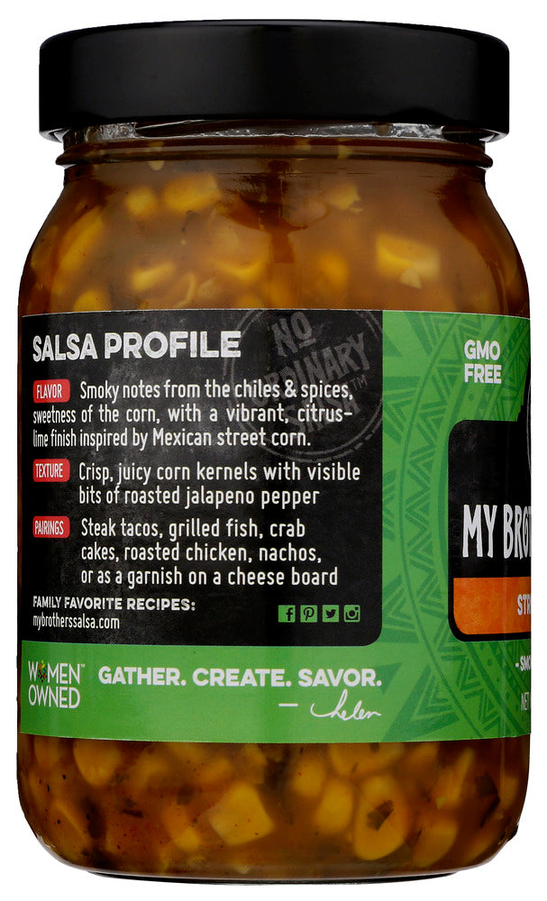 My Brothers Salsa: Street Corn Medium Salsa, 16 Oz