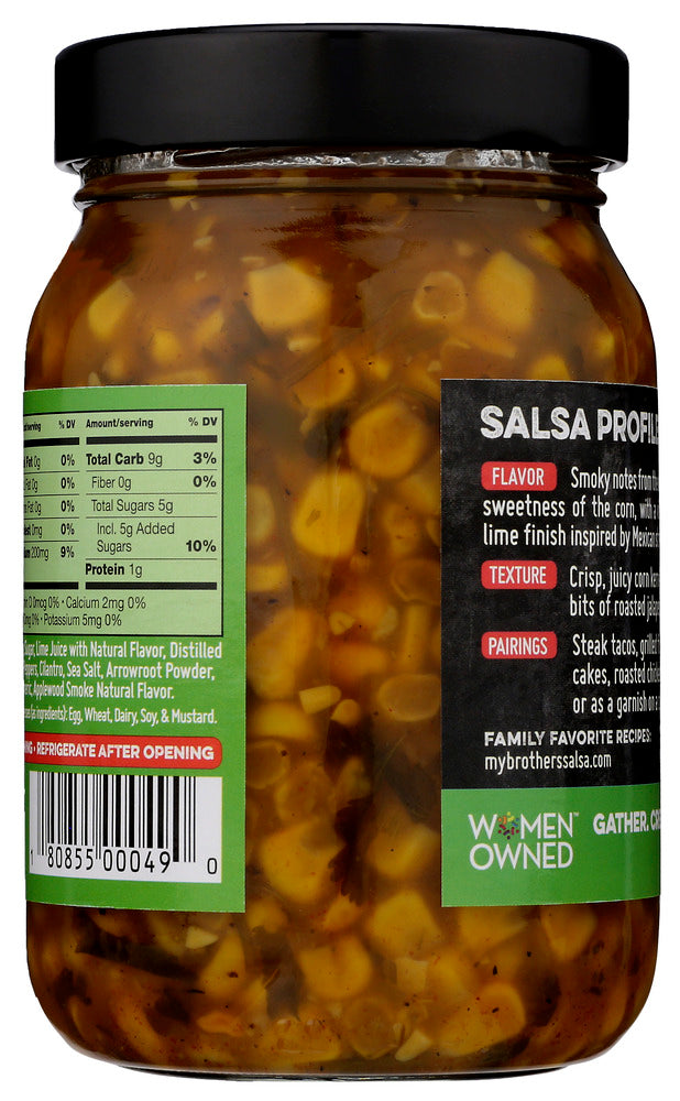 My Brothers Salsa: Street Corn Medium Salsa, 16 Oz