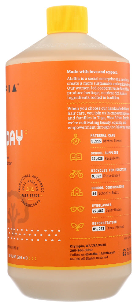 Alaffia: Everyday Shea Bubble Bath Unscented, 32 Fo