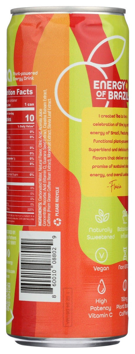 Iba Beverage: Drink Enrgy Tropic Orang, 12 Fo