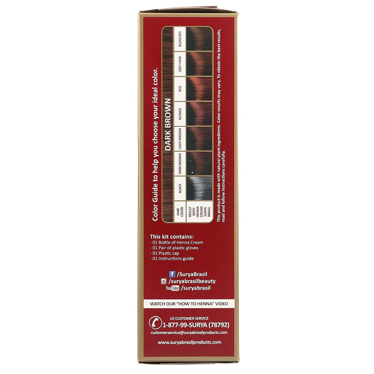 Surya Brasil: Hair Color Dark Brown, 2.37 Fo