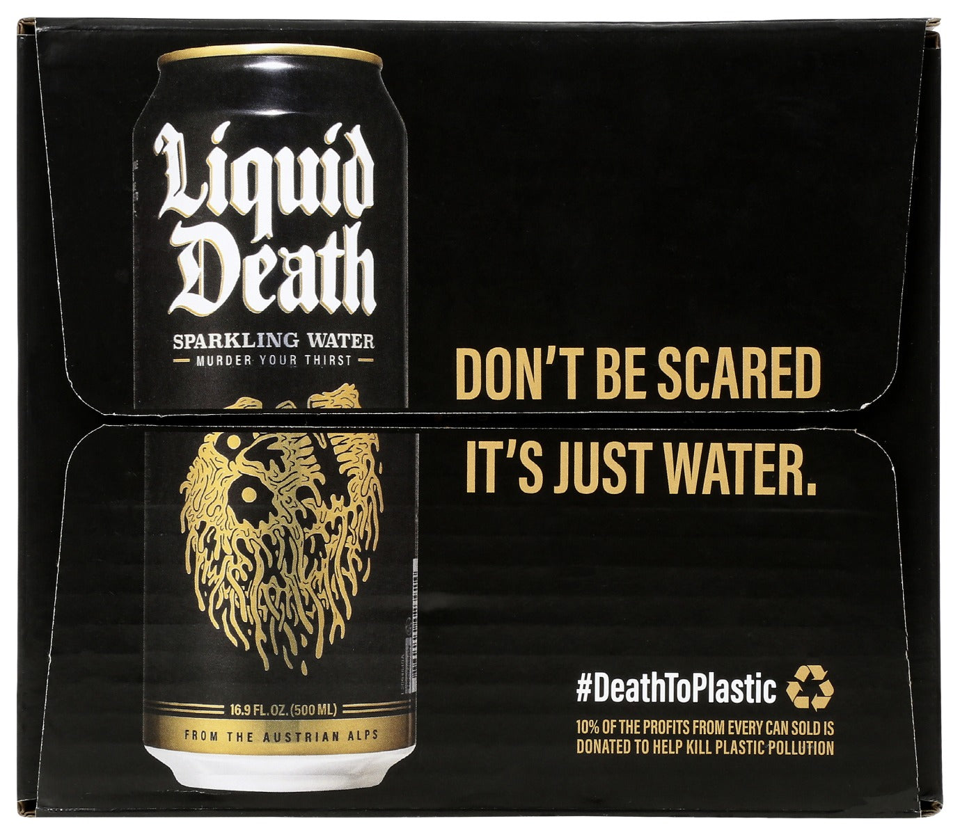 Liquid Death: Water Sparkling Mountain, 202 Fo