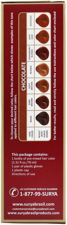 Surya Brasil: Hair Color Chocolate, 2.37 Fo