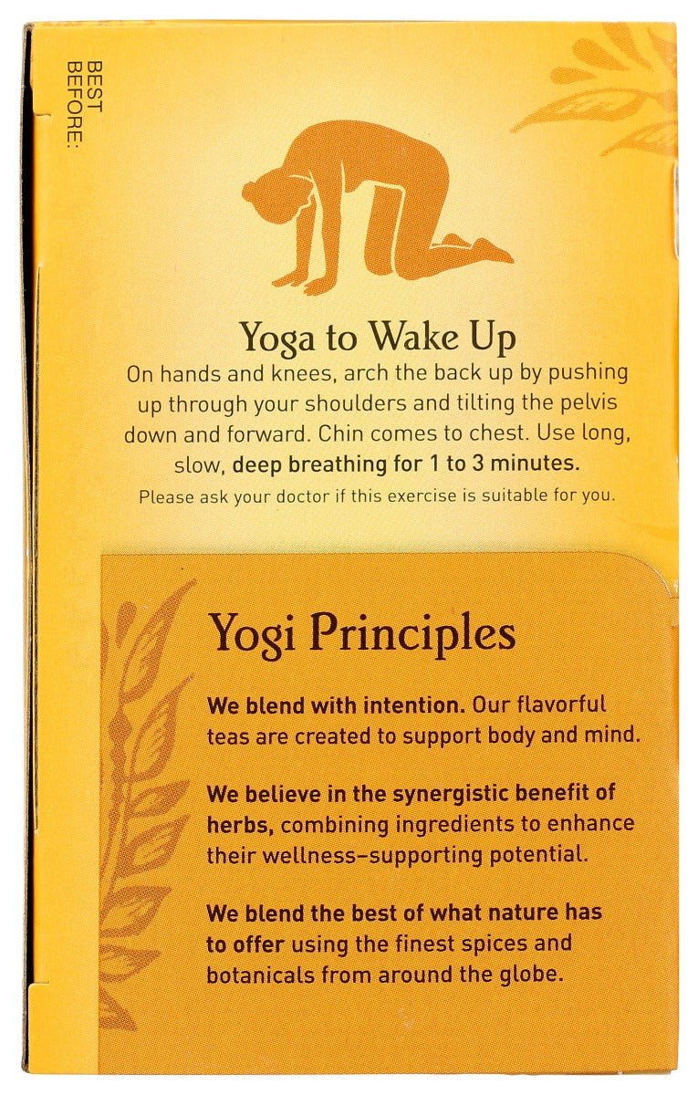 Yogi Teas: Tea Morning Vitality Org, 16 Bg