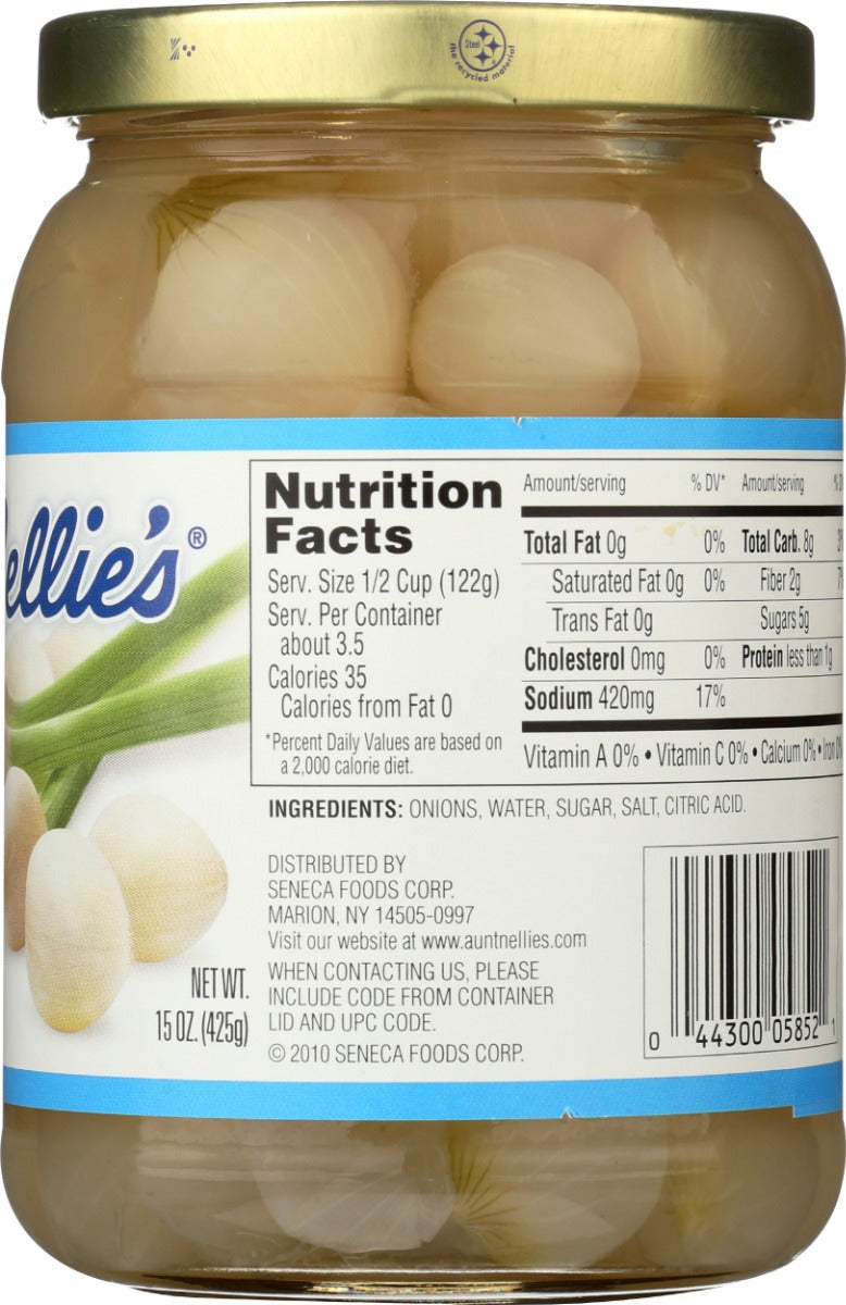 Aunt Nellies: Onions Whl Holland Style, 14 Oz