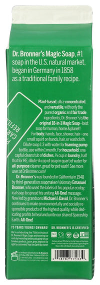 Dr. Bronner's: Soap Refill Almond Pure, 32 Fo